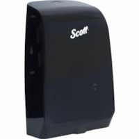 Distributeur de savon liquide PRO Scott - Automatique - 1,27 quart (1200 mL) Capacité - Support 3 x D Batterie - Vérouillage à clé, Résistants, Sans contact - Noir - 1 / Carton