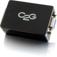 Adaptateur Vidéo C2G - 1 x DVI-D (Dual-Link) Femelle Vidéo numérique - 1 x HD-15 Femelle VGA - Noir - Noir