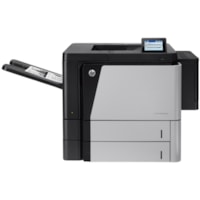 HP - Imprimante laser LaserJet Enterprise M806DN Bureau - Monochrome - 56 ppm Mono - 1200 x 1200 dpi Impression - Automatique Recto/Verso - 1100 Feuilles Entrée - Ethernet - HP ePrint, Apple AirPrint - 300000 Cycle d'utilisation des pages - Impression papier ordinaire - Gigabit Ethernet - USB