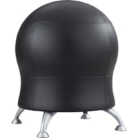 Fauteuil ballon d'exercice Zenergy Safco - Seat Color Noir - Vinyle Seat Material - Frame Color Thermolaqué - Acier Frame Material - 1 chaque