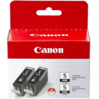 Canon PGI-5 Original Inkjet Ink Cartridge - Black - 2 / Pack - Inkjet - 2 / Pack