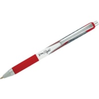 Zebra Pen Z-Grip Flight Ballpoint Pen - 1.2 mm (0.05") Bold Pen Point - Retractable - Red Ink - Red Plastic Barrel - 2 / Pack