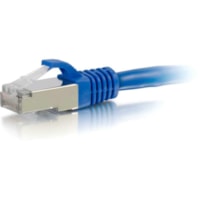 C2G 1ft Cat6a Snagless Shielded (STP) Ethernet Network Patch Cable - Blue - 1 ft Category 6a Network Cable for Network Device - First End: 1 x RJ-45 Network - Male - Second End: 1 x RJ-45 Network - Male - Patch Cable - Shielding - Gold, Nickel Plated Connector - Blue