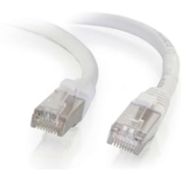 C2G 5ft Cat6 Snagless Shielded (STP) Network Patch Cable - White - 5 ft (1.52 m) Category 6 Network Cable for Network Device - First End: 1 x RJ-45 Network - Male - Second End: 1 x RJ-45 Network - Male - Patch Cable - Shielding - Gold, Nickel Plated Connector - White - 1 Each