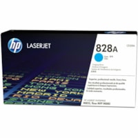 HP 828A LaserJet Image Drum - Single Pack - Laser Print Technology - 30000 - Cyan - OEM - 1 Each