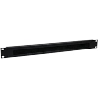 Cheminement de câbles - Noir - 1 chaque emballage StarTech.com - Panneau gestion câble - Noir - 1U Hauteur du rack x 19" Panel Width x longueur de 19 po (482,60 mm) - Acier - 1 chaque