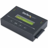 StarTech.com 1:1 Standalone Hard Drive Duplicator & Eraser, SATA HDD / SSD Disk Cloner / Copier / Wiper / Sanitizer, TAA Compliant - 1:1 Standalone SATA hard drive duplicator/eraser performs disk cloning/erasing, no PC required; 3 duplication modes including Sector-by-Sector copy, up to 14 GB/min; S