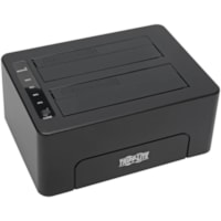 Tripp Lite by Eaton U339-002 Drive Dock - USB 3.0 Host Interface External - 2 x Total Bay - 2 x 2.5"/3.5" Bay