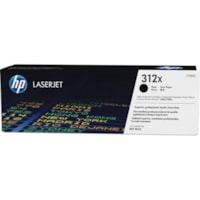 HP 312X (CF380X) Original Laser Toner Cartridge - Single Pack - Black - 1 Each - 4400 Pages