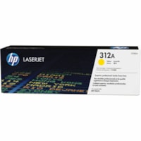 HP 312A (CF382A) Original Laser Toner Cartridge - Single Pack - Yellow - 1 Each - 2700 Pages