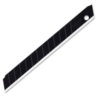 Olfa Snap-off Blade - 0.35" (9 mm) Length - Snap-off, Long Lasting, Durable - High Carbon Steel - Black - 1 / Pack