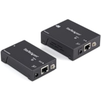 StarTech.com HDMI over CAT5e HDBaseT Extender - Power over Cable - Ultra HD 4K - Extend HDMI up to 330ft over CAT 5e / CAT 6 cable, while using only a single power adapter at either the local or remote end - HDMI Extender Over CAT6 - HDMI over CAT5e - Power Over Cable HDMI Extender - HDMI over CAT5e