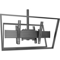 Chief Fusion X-Large Dual Display Ceiling TV Mount - For Displays 55-100" - Black - Chief Fusion X-Large Dual Display Ceiling TV Mount - For Displays 55-100" - Black