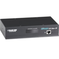 Black Box CX Uno KVM Switch with IP - 16-Port - 16 Computer(s) - 1 Local User(s) - 1 Remote User(s) - 1600 x 1200 - 17 x Network (RJ-45) - 2 x USB - 1 x VGA - 1U - Rack-mountable 