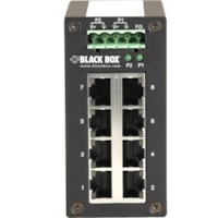 Commutateur Ethernet 8 Ports - 10/100/1000Base-T Black Box - 8 Ports - 10/100/1000Base-T - 2 Couche supportée - Paire torsadée - Montage sur rail - 5 Année Garantie limitée