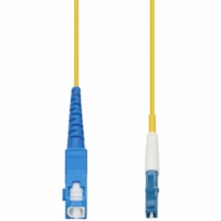 AddOn 10m SMF 9/125 Simplex SC/LC OS1 Yellow OFNR (Riser Rated) Patch Cable - 32.8 ft (10 m) Fiber Optic Network Cable for Network Device - First End: SC Network - Male - Second End: LC Network - Male - Patch Cable - Riser, OFNR - 9/125 µm - Yellow - 1