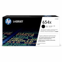 HP 654X (CF330X) Original High Yield Laser Toner Cartridge - Single Pack - Black - 1 Each - 19500 Pages