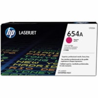 HP 654A (CF333A) Original Laser Toner Cartridge - Single Pack - Magenta - 1 Each - 15000 Pages