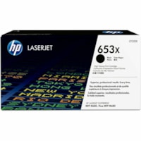 HP 653X (CF320X) Original High Yield Laser Toner Cartridge - Single Pack - Black - 1 Each - 20000 Pages