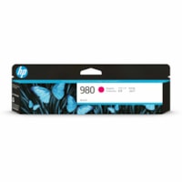 HP 980 (D8J08A) Original Inkjet Ink Cartridge - Single Pack - Magenta - 1 Each - 6600 Pages