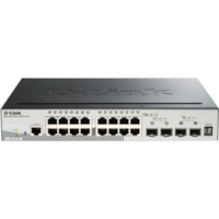 Commutateur Ethernet SmartPro DGS-1510 DGS-1510-20 20 Ports Gérable - Gigabit Ethernet, 10 Gigabit Ethernet - 10/100/1000Base-T, 1000Base-X, 10GBase-X D-Link - 20 Ports - Gérable - Gigabit Ethernet, 10 Gigabit Ethernet - 10/100/1000Base-T, 1000Base-X, 10GBase-X - 2 Emplacements SFP - P