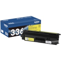 Brother TN336Y Original Toner Cartridge - Laser - High Yield - 3500 Pages - Yellow - 1 Each