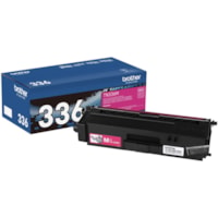 Brother TN336M Original Toner Cartridge - Laser - High Yield - 3500 Pages - Magenta - 1 Each