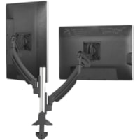 Chief KONTOUR K1C220B Desk Mount for Flat Panel Display - Black - Height Adjustable - 2 Display(s) Supported - 10" (254 mm) to 30" (762 mm) Screen Support - 44 lb (19958.06 g) Load Capacity - 75 x 75, 100 x 100 - VESA Mount Compatible - Aluminum