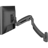 Chief Kontour K1W Dynamic Single Monitor wall Mount - For Displays 10-30" - Black - Height Adjustable - 1 Display(s) Supported - 10" (254 mm) to 30" (762 mm) Screen Support - 25 lb (11339.81 g) Load Capacity - 75 x 75, 100 x 100 - VESA Mount Compatible - Aluminum