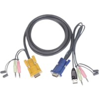 IOGEAR Multimedia USB KVM Cable - 3.05m