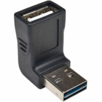 Tripp Lite series UR024-000-UP USB Data Transfer Adapter - 1 x Type A USB 2.0 USB Male - 1 x Type A USB 2.0 USB Female - Gold Contact - Black