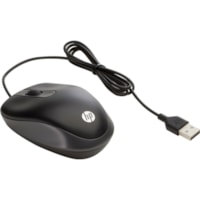 HP USB Travel Mouse - Cable - USB - 1000 dpi - Scroll Wheel - 2 Button(s) - Symmetrical