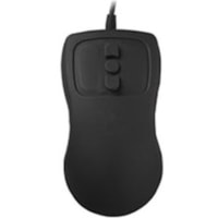 Man & Machine Petite Mouse - Optical - Cable - Black - USB - Scroll Button - 5 Button(s)