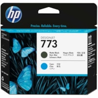 HP 773 Original Standard Yield Laser Printhead - Matte Black, Cyan - 1 / Pack - Laser - Standard Yield - 1 / Pack