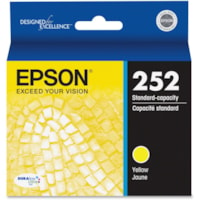 Epson - Cartouche jet d'encre DURABrite Ultra T252420 D'origine Standard Rendement Jet d'encre - Jaune - 1 chaque - Jet d'encre - Rendement Standard - 1 Unité