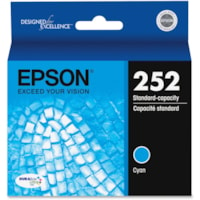 Epson - Cartouche jet d'encre DURABrite Ultra T252220 D'origine Standard Rendement Jet d'encre - Cyan - 1 chaque - Jet d'encre - Rendement Standard - 1 Unité