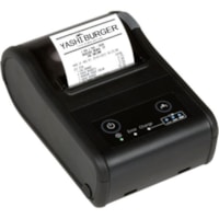 Epson TM-P60II Direct Thermal Printer - Monochrome - Handheld - Receipt Print - USB - Bluetooth - Battery Included - With Cutter - Black - 2.24" Print Width - 3.94 in/s Mono - 203 x 203 dpi - 2.36" Label Width - 2.24" Print Width - 3.94 in/s (100 mm/s) Mono - 203 x 203 dpi - 2.36" (60 mm) Label Widt