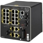 Cisco IE-2000U-16TC-GP Ethernet Switch - 18 Ports - Manageable - 10/100Base-TX, 10/100/1000Base-T - 2 Layer Supported - 2 SFP Slots - PoE Ports - Rail-mountable - 5 Year Limited Warranty