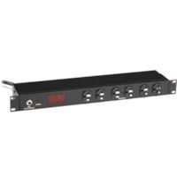 Black Box Unité de distribution d'alimentation Metered Rackmount with Front and Rear Outlets - NEMA 5-15P - 14 x NEMA 5-15R - 120 V AC - 6 pi Longueur de Cordon - 1U - Montable en rack