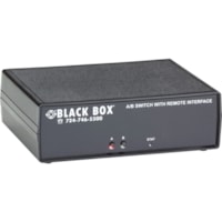 Black Box DB9 A/B Switch - Latching, Remote Control, Dry Contact - 3 x Serial Port