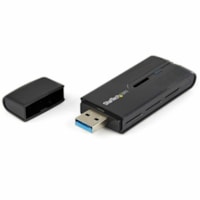 StarTech.com USB 3.0 AC1200 Dual Band Wireless-AC Network Adapter - 802.11ac WiFi Adapter - Add dual-band Wireless-AC connectivity to a desktop or laptop computer through USB 3.0 - USB 3.0 AC1200 Dual Band Wireless-AC Network Adapter - 802.11ac WiFi Adapter - 2.4GHz / 5GHz USB Wireless-AC Network Ca