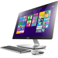 Lenovo A740 F0AM002NUS All-in-One Computer - Intel Core i7 4th Gen i7-4558U - 8 GB - 1 TB HDD - 8 GB SSD - 27" Touchscreen - Desktop - Silver - 2560 x 1440 - NVIDIA GeForce GTX 850A 2 GB GDDR3 - DVD-Writer - English Keyboard