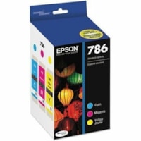 Epson Claria 786 Original Inkjet Ink Cartridge - Cyan, Magenta, Yellow - 1 Each - Inkjet - 1 Each