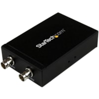 StarTech.com Convertisseur 3G SDI vers HDMI avec sortie SDI en boucle jusqu'à 230m - Noir - Fonctions: Conversion vidéo - 1920 x 1200 - 60 fps - SDI - 1 emballage - Montable en Rack