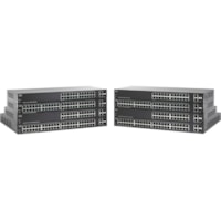 Cisco SG220-50P Ethernet Switch - 50 Ports - Manageable - 10/100/1000Base-T, 1000Base-X - 2 Layer Supported - 2 SFP Slots - Desktop, Rack-mountable - Lifetime Limited Warranty