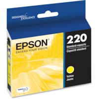 Epson DURABrite Ultra 220 Original Standard Yield Inkjet Ink Cartridge - Yellow - 1 Each - 165 Pages