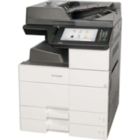 Lexmark MX MX910DE Laser Multifunction Printer-Monochrome-Copier/Fax/Scanner-45 ppm Mono Print-1200x1200 Print-Automatic Duplex Print-200000 Pages Monthly-1150 sheets Input-Color Scanner-600 Optical Scan-Monochrome Fax-Gigabit Ethernet Ethernet - Copier/Fax/Printer/Scanner - 45 ppm Mono Print - 1200