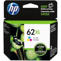 HP 62XL Original Ink Cartridge - Single Pack - Inkjet - High Yield - 415 Pages - color - 1 Each