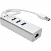 Tripp Lite series U336-U03-GB Gigabit Ethernet Card - USB 3.0 - 1 Port(s) - 1 x Network (RJ-45) - Twisted Pair - 10/100/1000Base-T - Desktop