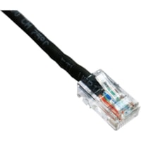 Axiom 10FT CAT6 550mhz Patch Cable Non-Booted (Black) - 10 ft Category 6 Network Cable for Network Device - First End: 1 x RJ-45 Network - Male - Second End: 1 x RJ-45 Network - Male - Patch Cable - Gold Plated Connector - 24 AWG - Black